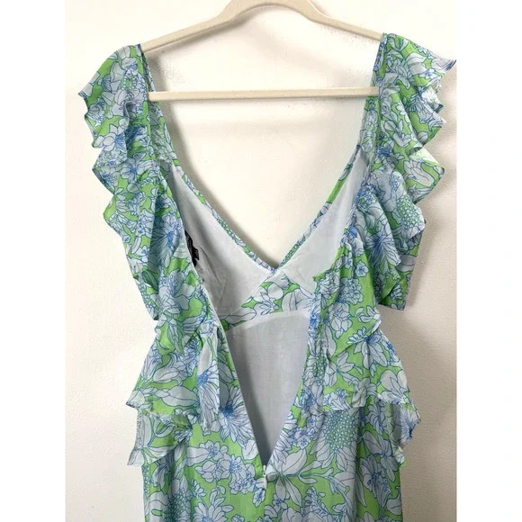 NWOT J. Crew Blue Green Floral Cut Out Maxi Dress Ret. $350 Bohemian  Coastal 6 is available for purchase on au PAY Market - Imported Goods  Online Store Co.Ltd. | au PAY